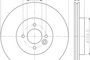 Тормозной диск для моделей: MINI (COOPER, CABRIO)