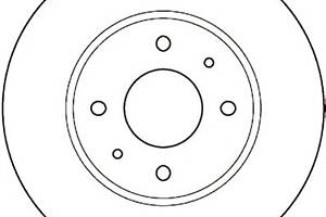 Тормозной диск для моделей: MITSUBISHI (CARISMA, CARISMA), VOLVO (S40,V40)