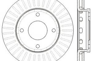 Тормозной диск для моделей: MITSUBISHI (COLT, COLT), SMART (FORFOUR)