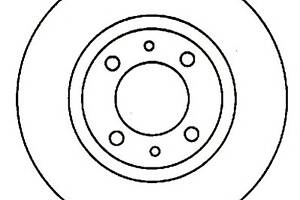 Гальмівний диск для моделей: MITSUBISHI (COLT, LANCER, LANCER, CARISMA, COLT, LANCER, CARISMA, MIRAGE, MIRAGE, MIRAGE, MIRAGE), P