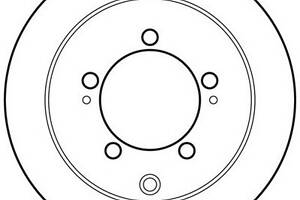 Тормозной диск для моделей: MITSUBISHI (ECLIPSE, SPACE-RUNNER,OUTLANDER,LANCER,LANCER)