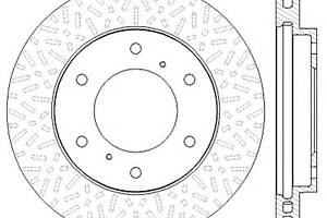 Тормозной диск для моделей: MITSUBISHI (PAJERO, PAJERO,PAJERO,PAJERO)