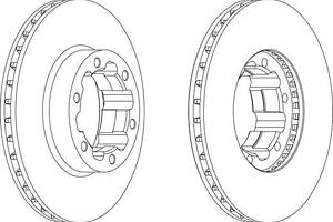 Тормозной диск для моделей: NISSAN (ATLEON)