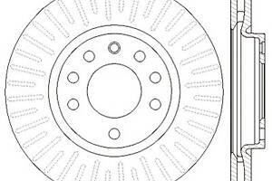 Диск гальмівний для моделей:OPEL (CORSA), VAUXHALL (CORSA)