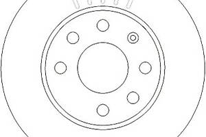 Тормозной диск для моделей: OPEL (CORSA, CORSA), VAUXHALL (CORSA,CORSAVAN)