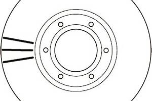 Тормозной диск для моделей: OPEL (MOVANO, MOVANO,MOVANO,MOVANO), RENAULT (MASTER,MASTER,MASTER,MASTER), VAUXHALL (MOVAN