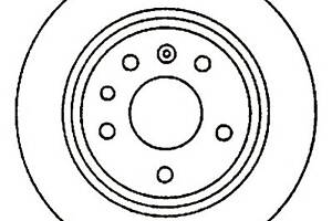 Гальмівний диск для моделей: OPEL (OMEGA, OMEGA), VAUXHALL (OMEGA, OMEGA)