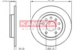 Тормозной диск для моделей: OPEL (REKORD, VECTRA,VECTRA,SIGNUM,VECTRA), SAAB (9-3,9-3,9-3,9-3), VAUXHALL (VECTRA,VECTRA