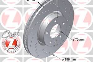 Тормозной диск для моделей: OPEL (SENATOR, OMEGA,OMEGA,OMEGA,OMEGA), VAUXHALL (CARLTON)