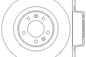 Тормозной диск для моделей: PEUGEOT (407)
