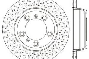 Диск гальмівний для моделей:PORSCHE (BOXSTER,CAYMAN,BOXSTER,CAYMAN)