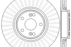 Тормозной диск  для моделей: RENAULT (LAGUNA, LAGUNA)
