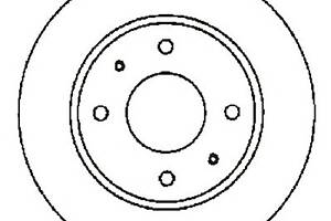 Тормозной диск  для моделей: RENAULT (LAGUNA, SAFRANE,LAGUNA,MEGANE,MEGANE,MEGANE,MEGANE)