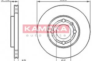 Гальмівний диск для моделей: SEAT (AROSA), VOLKSWAGEN (POLO, LUPO, POLO, POLO)