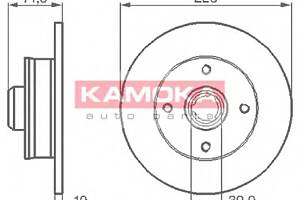 Тормозной диск для моделей: SEAT (CORDOBA, TOLEDO,IBIZA,CORDOBA), VOLKSWAGEN (SCIROCCO,PASSAT,PASSAT,PASSAT,PASSAT,POLO