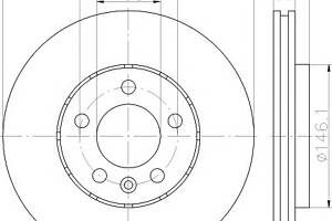 Тормозной диск для моделей: SEAT (Mii), SKODA (CITIGO), VOLKSWAGEN (UP)