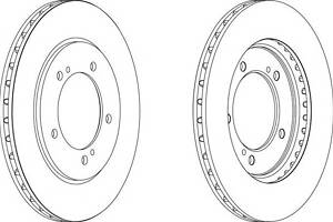 Диск гальмівний для моделей:SUZUKI (VITARA,VITARA,GRAND-VITARA)
