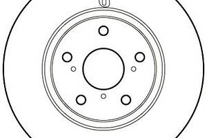 Тормозной диск для моделей: TOYOTA (AURIS, COROLLA,AVENSIS,AVENSIS,VERSO)