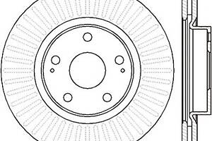 Тормозной диск для моделей: TOYOTA (AVENSIS, AVENSIS,AVENSIS,COROLLA,AURIS,COROLLA)