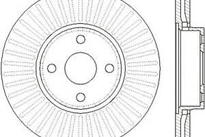 Тормозной диск для моделей: TOYOTA (COROLLA, COROLLA,COROLLA,COROLLA,COROLLA,MATRIX)