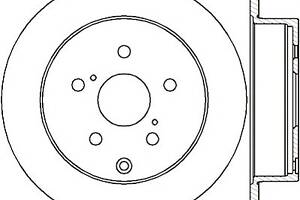 Тормозной диск для моделей: TOYOTA (COROLLA, COROLLA)