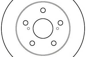 Тормозной диск для моделей: TOYOTA (YARIS, AURIS,COROLLA)