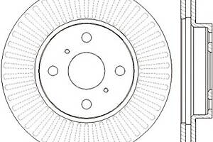 Тормозной диск для моделей: TOYOTA (YARIS, VIOS-YARIS,YARIS)