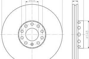Тормозной диск для моделей: VOLKSWAGEN (PHAETON)