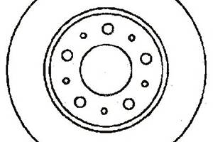 Тормозной диск для моделей: VOLVO (740, 760,760,780,740)