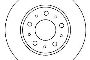 Тормозной диск для моделей: VOLVO (850, 940,940,V70,S90,V90,C70,S70,C70,850)