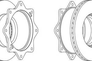 Диск гальмівний для моделей:VOLVO (FLC,FL)