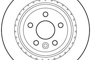 Тормозной диск  для моделей: VOLVO (S80, V70,XC70,S60,V60)