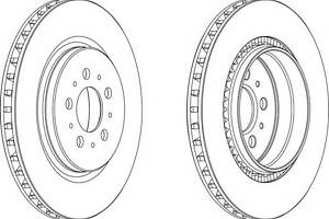 Диск гальмівний для моделей:VOLVO (V70,S60)