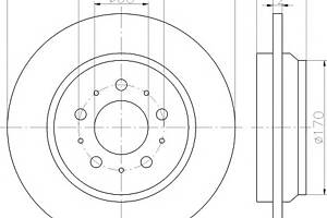 Тормозной диск для моделей: VOLVO (V70, XC70)