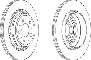 Тормозной диск для моделей: VOLVO (XC90)