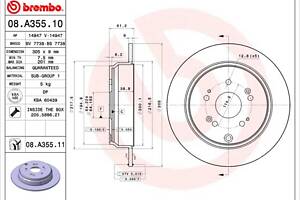 Тормозной диск ACURA RDX / HONDA CR-V (RD_) / HONDA STEPWGN (DBA-RP_) 2001-2018 г.