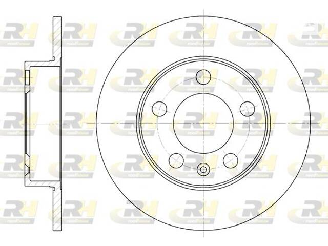 Тормозной диск AUDI A3 (8L1) / AUDI TT (8N3) / VW GOLF (1J5) 1993-2022 г.