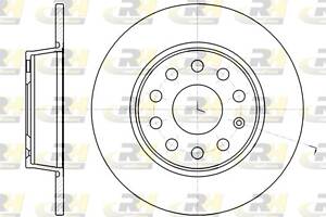 Тормозной диск AUDI A3 (8P7) / VW GOLF (5K1) / SKODA YETI (5L) 2003-2021 г.