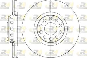 Тормозной диск AUDI A6 C5 (4B5) / AUDI A6 C4 (4A5) / AUDI A6 C6 (4F2) 1990-2011 г.