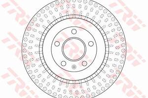 Тормозной диск AUDI Q5 (8RB) / AUDI A4 B8 (8K5) / AUDI A6 C8 (4A2) 2007-2018 г.