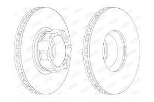Тормозной диск BCR119A