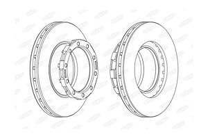 Тормозной диск BCR168A