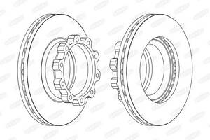 Тормозной диск BCR170A