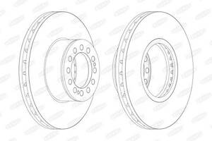 Тормозной диск BCR214A