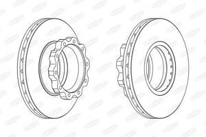 Тормозной диск BCR215A