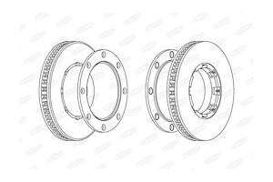 Тормозной диск BCR220A
