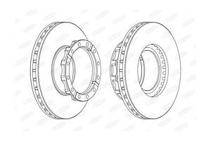 Тормозной диск BCR254A