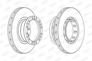 Тормозной диск BCR318A