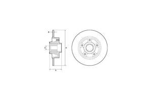 Тормозный диск bg9137rs