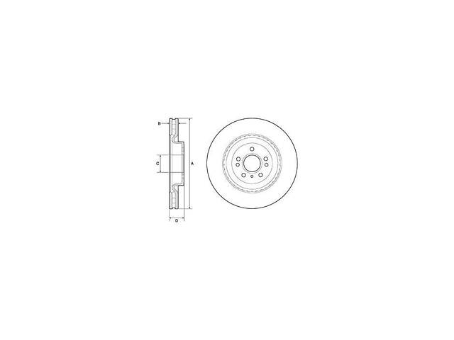 Тормозной диск BG9175C
